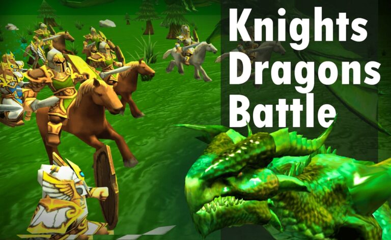 Knights vs Dragons Battle Simulator — Juega online gratis