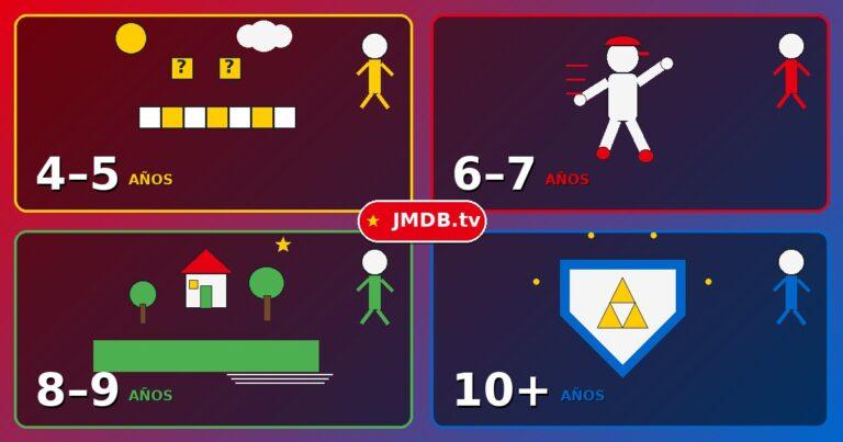 Mejores juegos Switch para niños por edad (4, 6, 8, 10)
